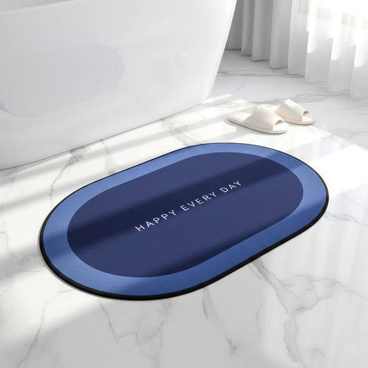 Super Absorbent Bath Mat | Quick Dry Anti-Slip Bathroom Floor Mat | Soft Door & Shower Rug | Waterproof Floor Carpet