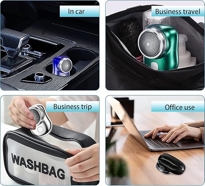 Mini-Shave Portable Electric Shaver, New Upgrade Mini Electric Razor Shavers for Men