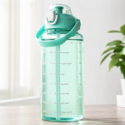 2 Litre Large Capacity Leakproof Sports Water Bottle (1 Pc)