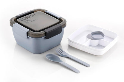 Leak Proof Lunch Box for Office & School | 750ML Compact Tiffin Box | Durable Plastic Food Container