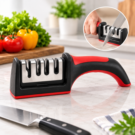 4 Stage Knife Sharpener Manual Kitchen Sharpening Tool