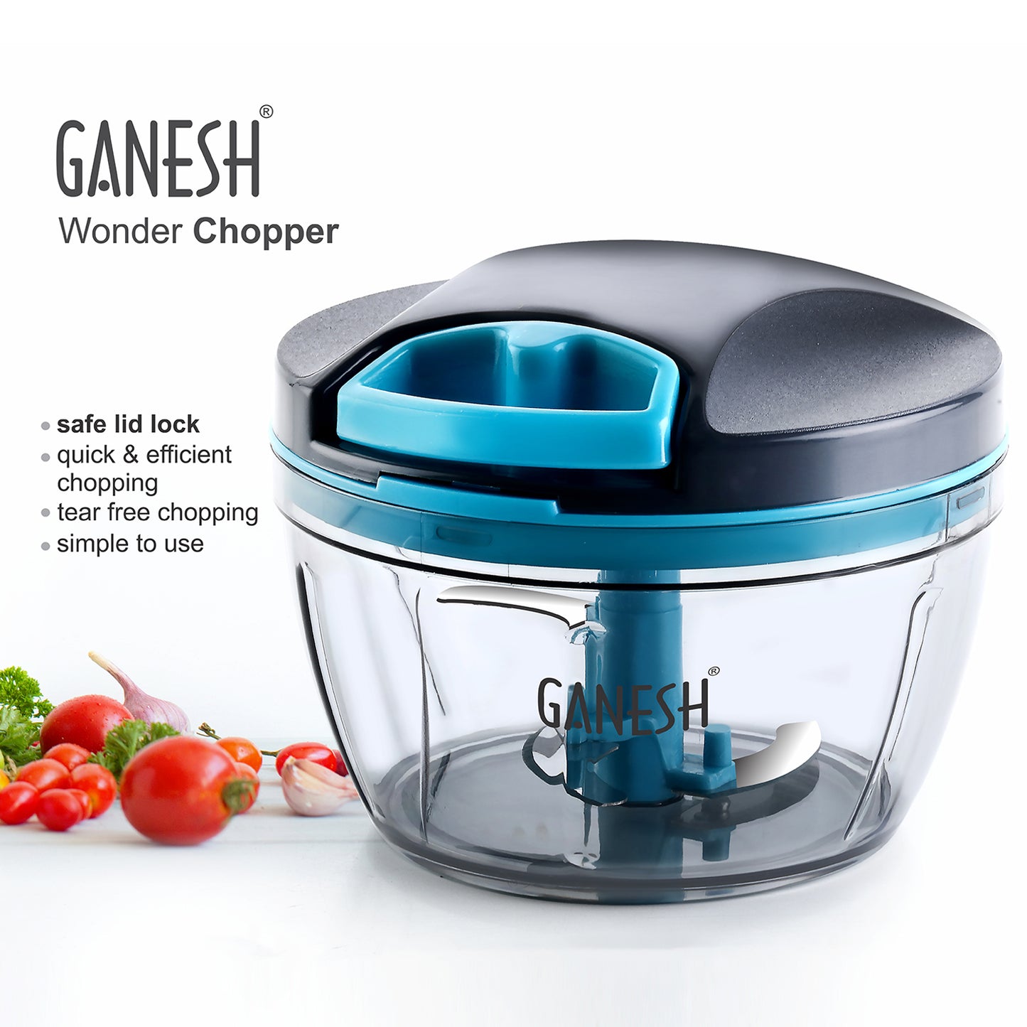 8106 Ganesh Wonder Chopper Grey (470ml)